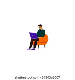 pose of a person doing work person