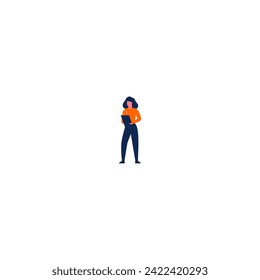pose of person in orange shirt activity person