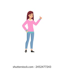 pose of person raising their hand person