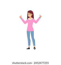 pose of person raising their hand person