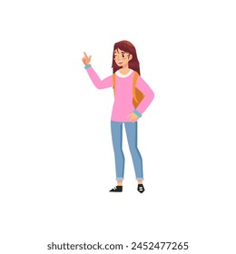pose of person raising their hand person