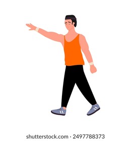 pose of person raising their hand person
