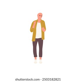 pose of person raising their hand happy