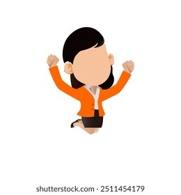 pose of person raising their hand young