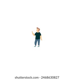 pose of a person running people