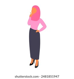the pose of a person standing relaxed standing