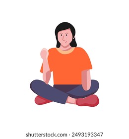 the pose of a person standing relaxed standing