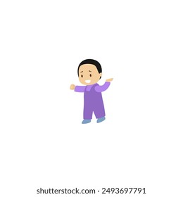 the pose of a person standing relaxed standing