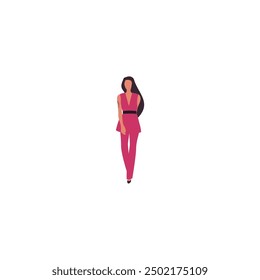 the pose of a person standing relaxed person