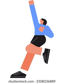 the pose of a person standing relaxed standing