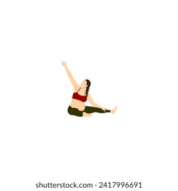 pose of pregnant women with exercise pregnant