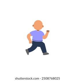 pose of a small child small