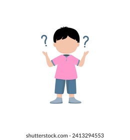 pose of a small child in a cute pink shirt cute
