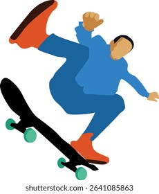 Pose When Playing Skateboard as Her Hobby