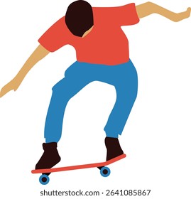 Pose When Playing Skateboard as Her Hobby