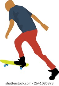 Pose When Playing Skateboard as Her Hobby