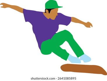 Pose When Playing Skateboard as Her Hobby