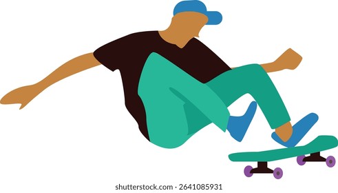 Pose When Playing Skateboard as Her Hobby