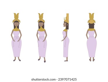 poses de Cleopatra - Reina de Egipto y del Nilo, 
Gobernante del Este
