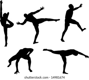 poses figure vector