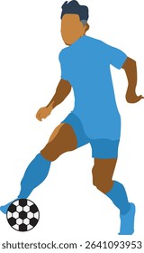 Poses When Playing Football As A Hobby