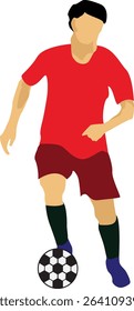 Poses When Playing Football As A Hobby