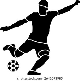 Poses When Playing Football As A Hobby