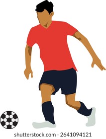 Poses When Playing Football As A Hobby