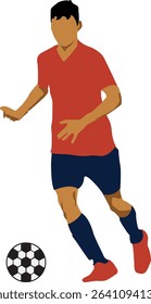 Poses When Playing Football As A Hobby