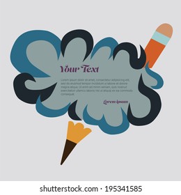 Poseted on Clouds, Vector