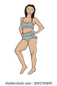 Posing exercises. Warm-up prepares to reduce injuries.