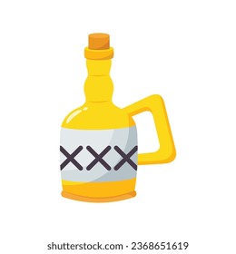 Posion bottle vector colorful stickers Icon Design illustration. EPS 10 File