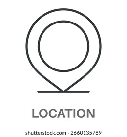 Position Design Icon, Simple Style Design Inspiration For Any Logos Interface And Purpose