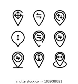 position icon or logo isolated sign symbol vector illustration - Collection of high quality black style vector icons
