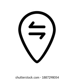 position icon or logo isolated sign symbol vector illustration - high quality black style vector icons
