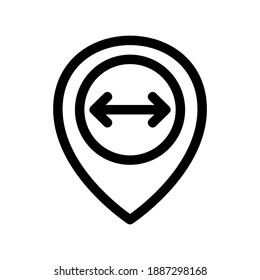 position icon or logo isolated sign symbol vector illustration - high quality black style vector icons
