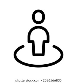 Position Icon Vector Symbol Design Illustration