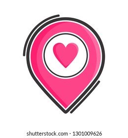 position of love filled illustration