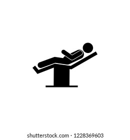 position, man, surgery icon. Element of patient position icon for mobile concept and web apps. Pictogram position, man, surgery icon can be used for web and mobile