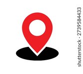 Position marker, gps navigation spot, map destination point