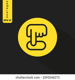 Position vector icon
