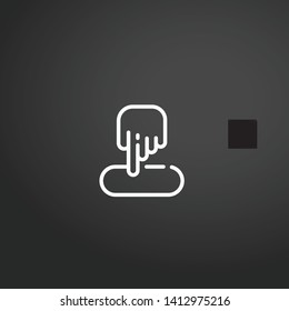 Position vector icon. Position concept stroke symbol design. Thin graphic elements vector illustration, outline pattern for your web site design, logo, UI. EPS 10.