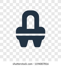 Position vector icon isolated on transparent background, Position transparency logo concept
