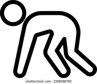 position Vector illustration on a transparent background. Premium quality symmbols. Thin line vector icons for concept and graphic design. 
