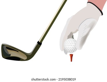 positioning of the ball in the game of golf