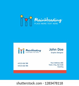 Positions  logo Design with business card template. Elegant corporate identity. - Vector