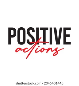 texto de acciones positivas sobre fondo blanco.