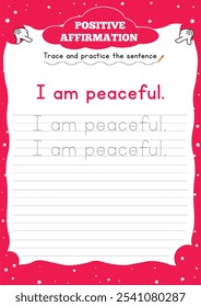 Positive Affirmation Worksheets for Kids" boost confidence and resilience with fun, engaging activities that encourage positive self-talk and a growth mindset.