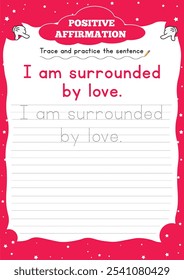 Positive Affirmation Worksheets for Kids" boost confidence and resilience with fun, engaging activities that encourage positive self-talk and a growth mindset.