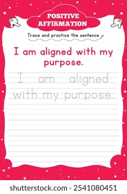 Positive Affirmation Worksheets for Kids" boost confidence and resilience with fun, engaging activities that encourage positive self-talk and a growth mindset.